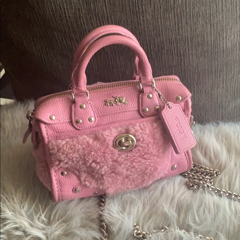 Lavender coach handbag